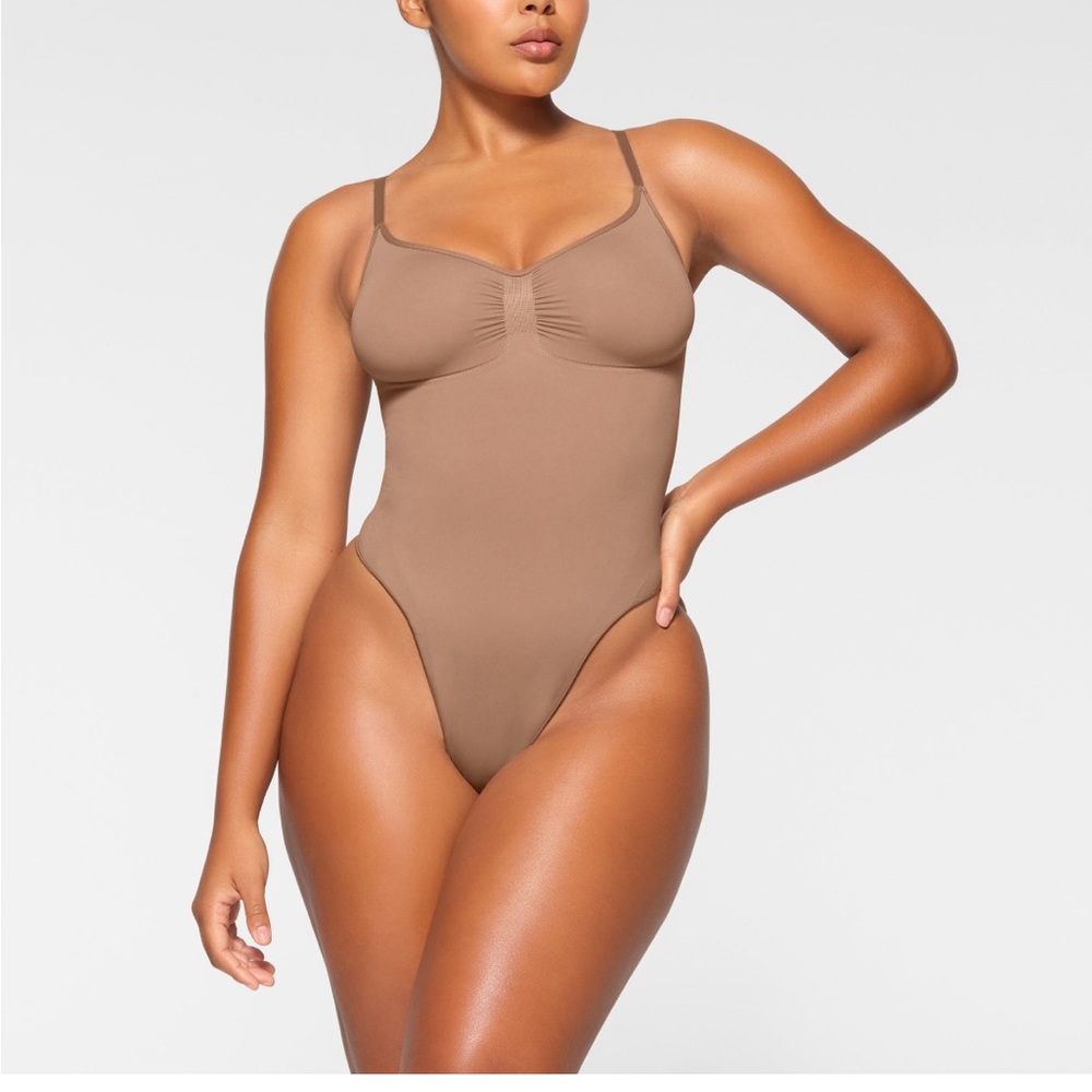 SKIMS seamless sculpt thong bodysuit